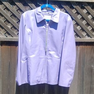 Lavender Leather Jacket